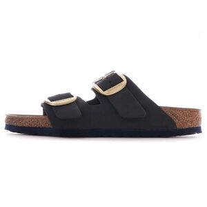 NEW WITH BOX Men's Black Big Buckle Arizona Birkenstock Sandals (NARROW)